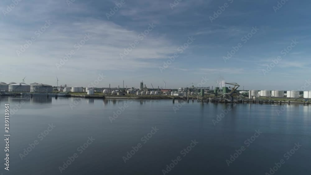 Oil refinery plant from industry zone, Aerial view oil and gas industrial, Refinery factory oil storage tank and pipeline steel Oil refinery plant from industry zone, Aerial view oil and gas industrial, Refinery factory oil storage tank and pipeline steel