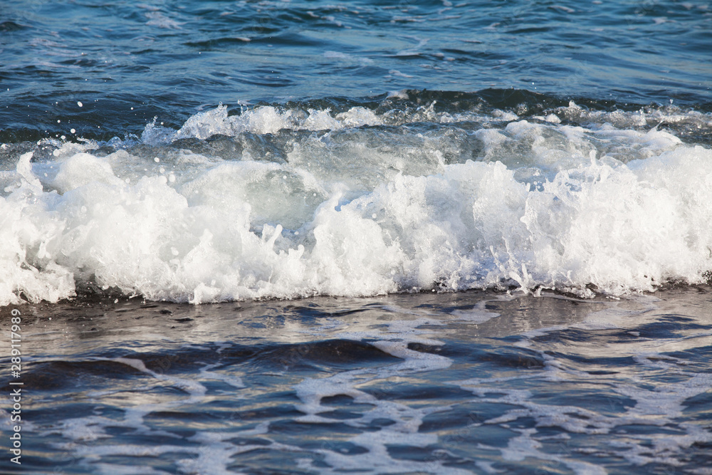 Sea. Rushing wave to shore. Sea. Rushing wave to shore.