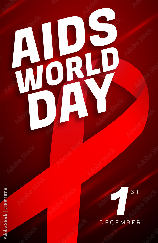World AIDS Day. 1st December World Aids Day poster World AIDS Day. 1st December World Aids Day poster