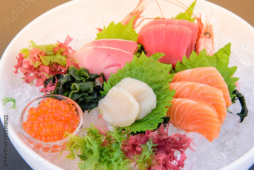 Photos of delicious Japanese food Suitable for making menus in restaurants.
