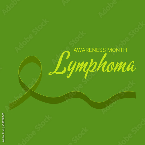 Vector illustration of a Background for Lymphoma Awareness Month.