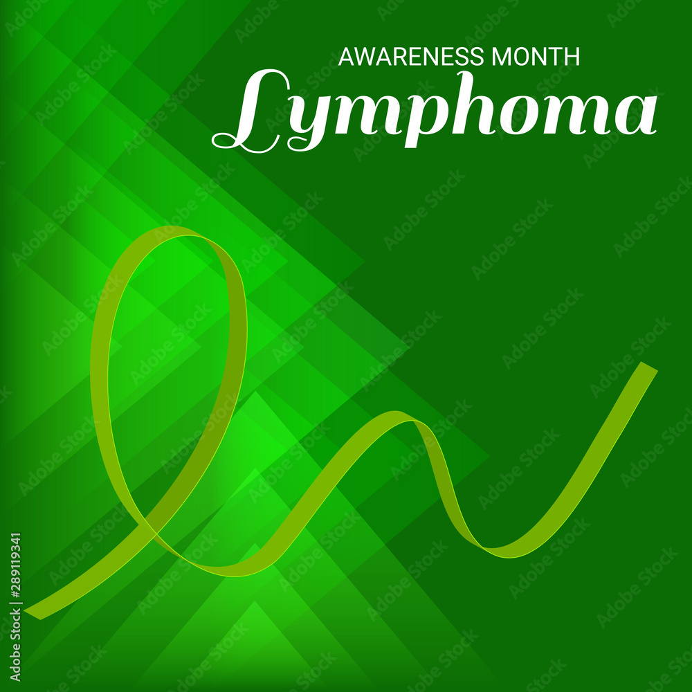 Obraz premium Vector illustration of a Background for Lymphoma Awareness Month.
