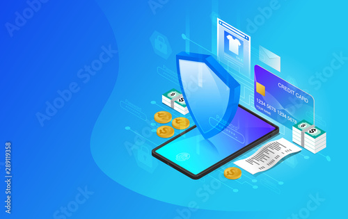 network protection concept , Network Security, Future technology web services for business and internet project