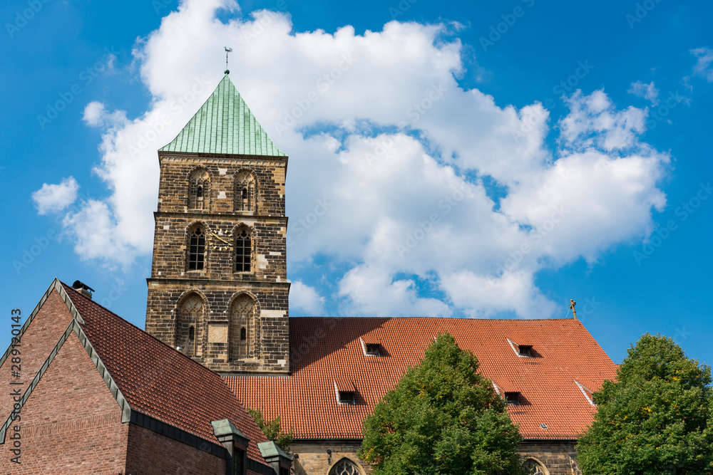 tower of St Dionysius Church in Rheine, Germany