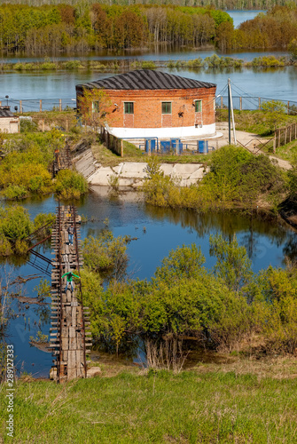 Metelevsky water intake station. Tyumen. Russia
