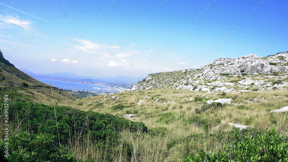 Fototapeta premium Mallorca island in a beautiful summer day. Beautiful beach landscape on the Balearic island