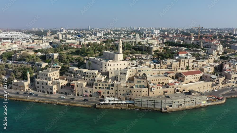 Tel Aviv aus der Luft gefilmt