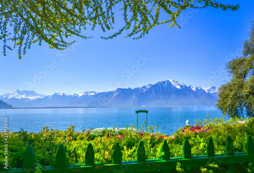 Lake Geneva (Lac Leman), Montreux, Switzerland