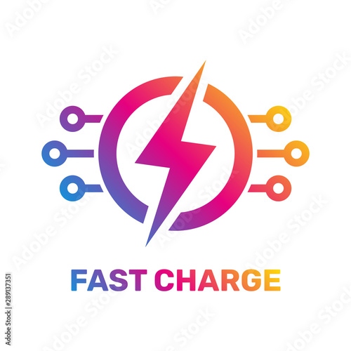 Electricity rounded icon. Vector illustration style is flat iconic bicolor symbol inside a circle. Designed for web and software interfaces. Vector Illustration. EPS 10