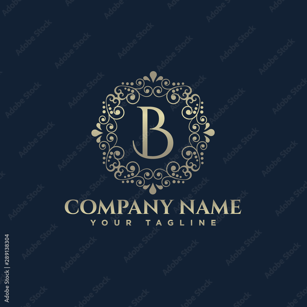Luxury logo. Calligraphic pattern elegant decor elements. Luxury logo. Calligraphic pattern elegant decor elements.