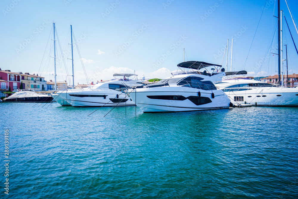 Boats on a marina