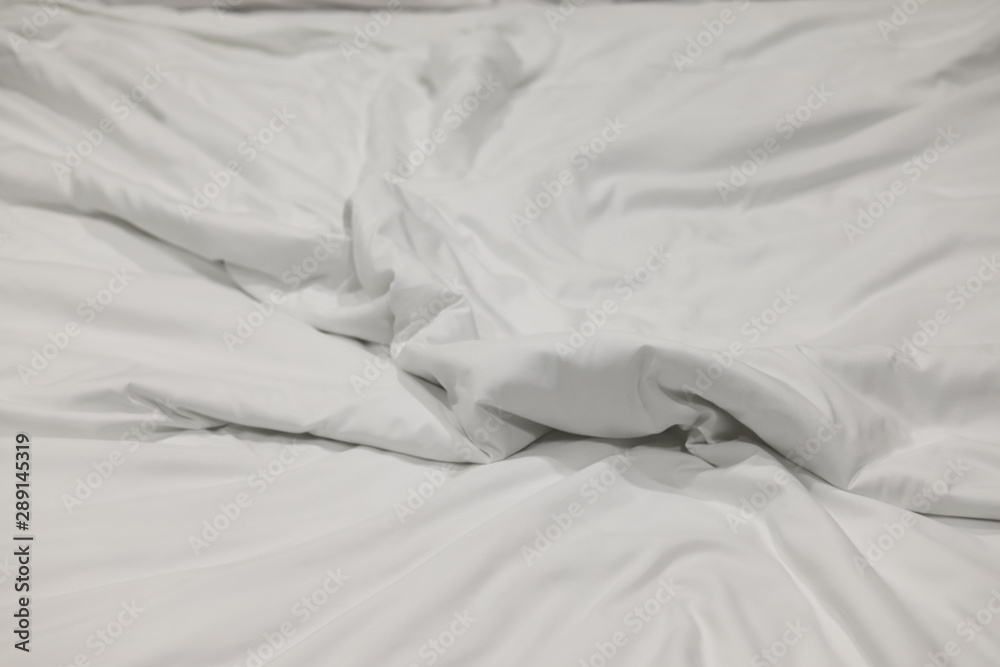 Crumpled of bedding sheet background. Crumpled of bedding sheet background.