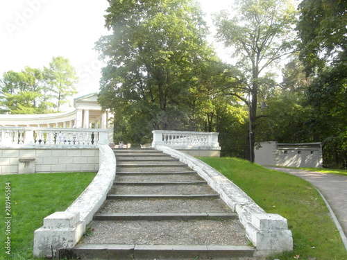 stone steps.different architecture in the estate Arkhangelsk.