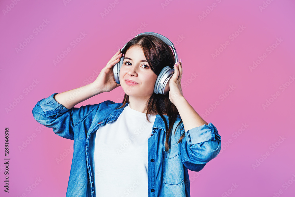 girl in headphones girl in headphones