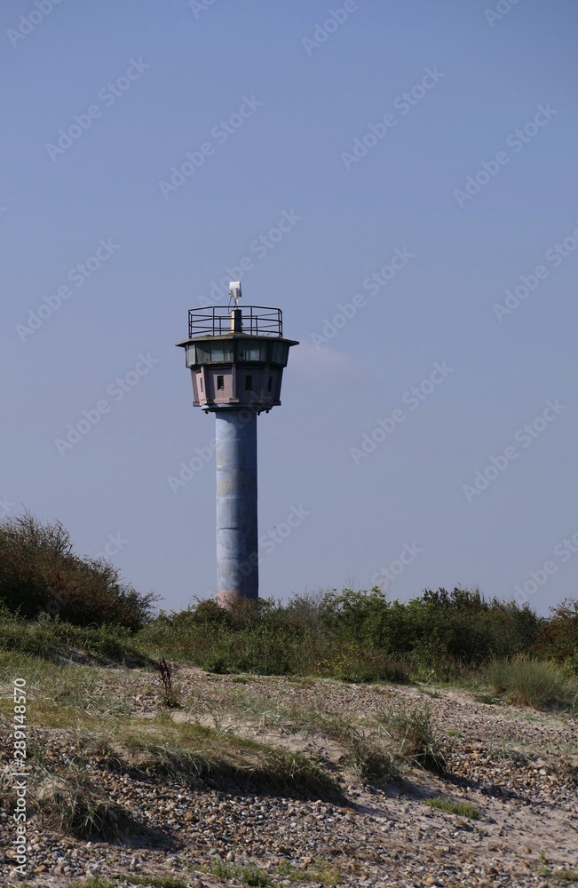 Ostsee Grenzturm in Börgerende, ehemaliger Wachturm Ostsee Grenzturm in Börgerende, ehemaliger Wachturm