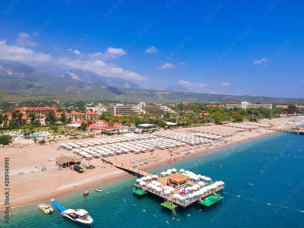Coast of the Turkish Riviera with amazing beach, Tekirova