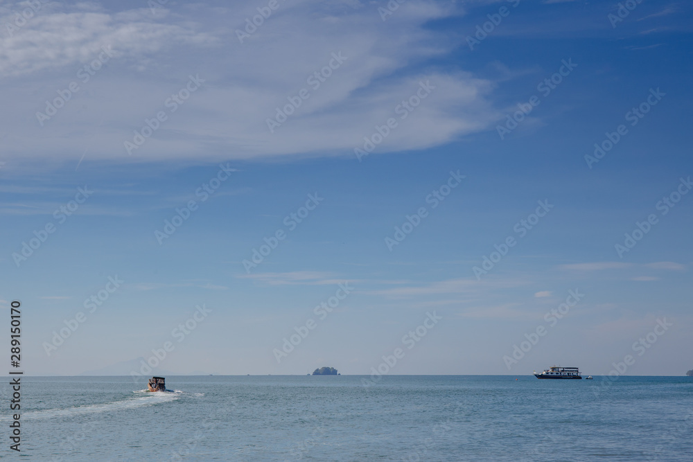 blue sea in holiday