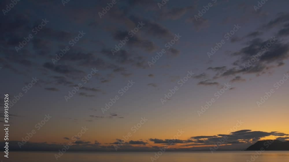 夕日と海 夕日と海