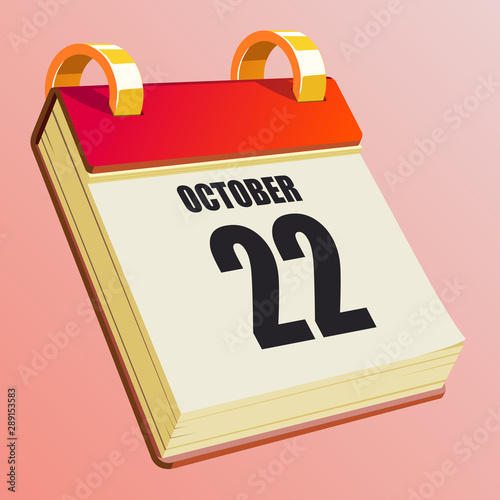 October 22 on Red Calendar