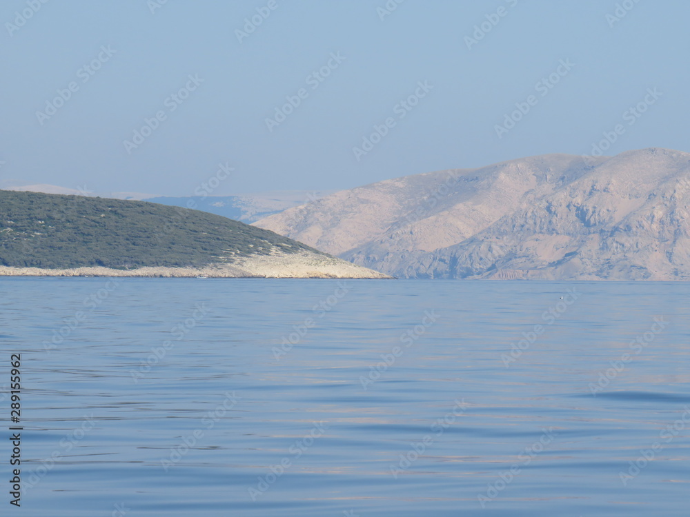 mountains and sea croatia