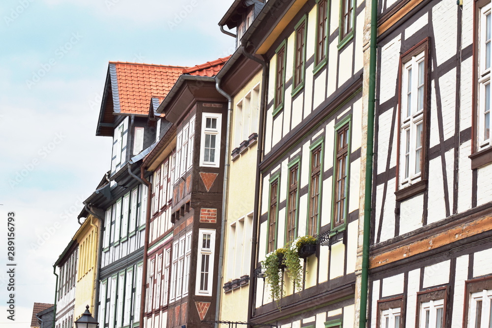 Historical buildings in Wernigerode, Germany