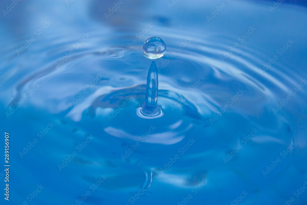 Water Drop Vivid, Blue