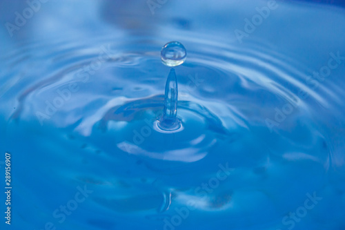 Water Drop Vivid, Blue