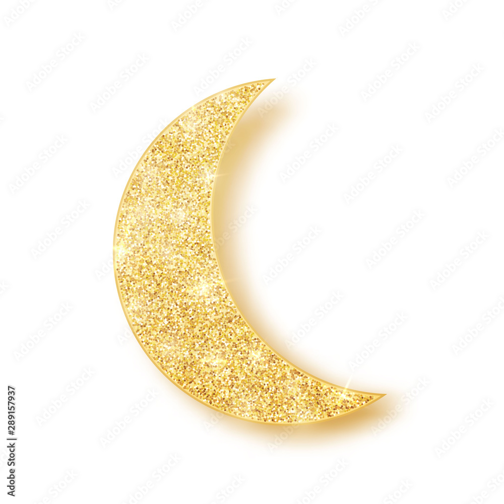 Glowing Moon Vector Illustration PNG Images