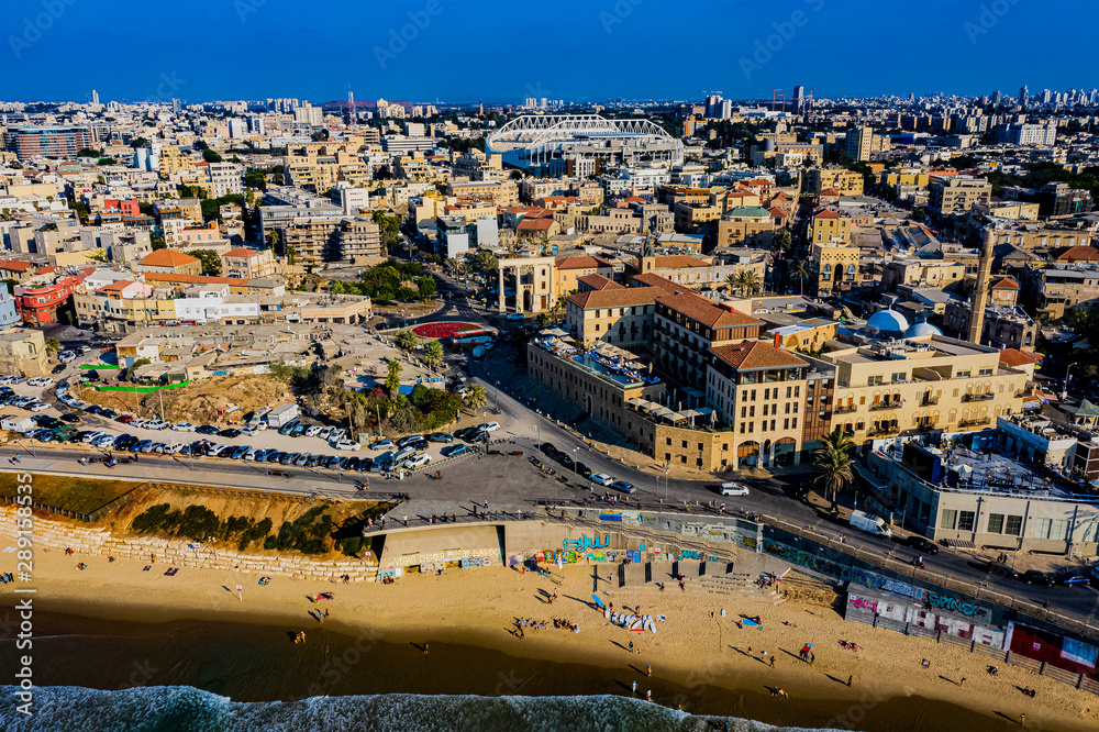 Obraz premium Tel Aviv aus der Luft