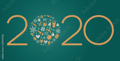 Weihnachtskarte 2020 Bier