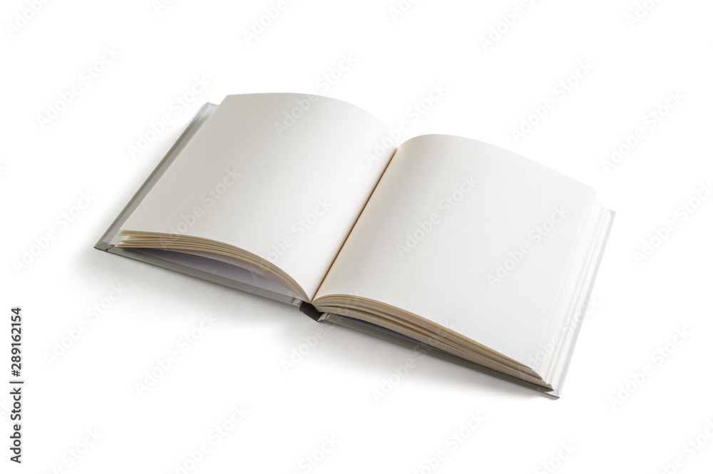 Blank book on white background. Isolated with clipping path. Blank book on white background. Isolated with clipping path.