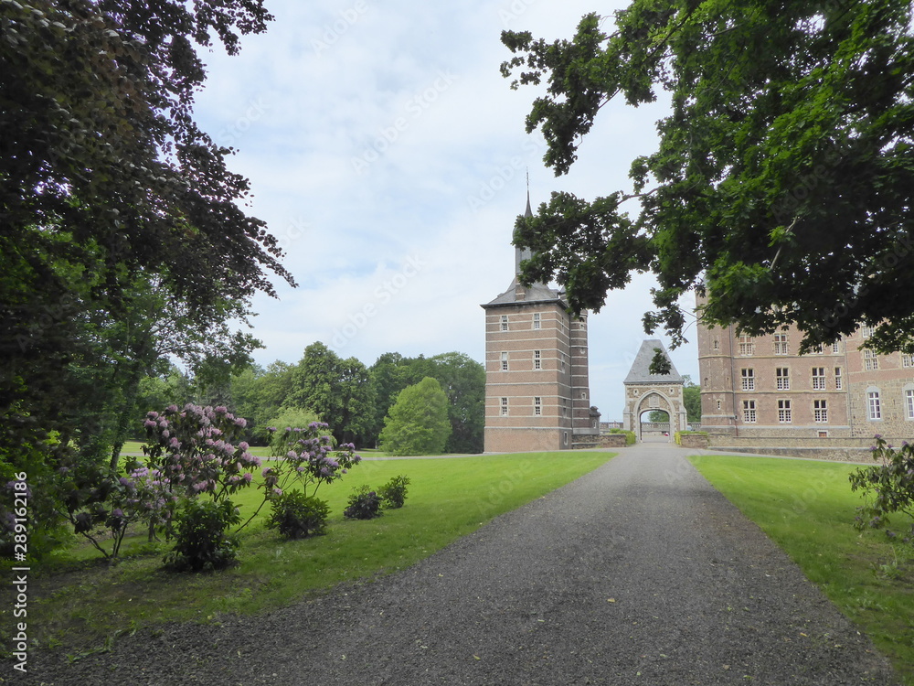 Historisches Wasserschloss 12. Jahrhundert