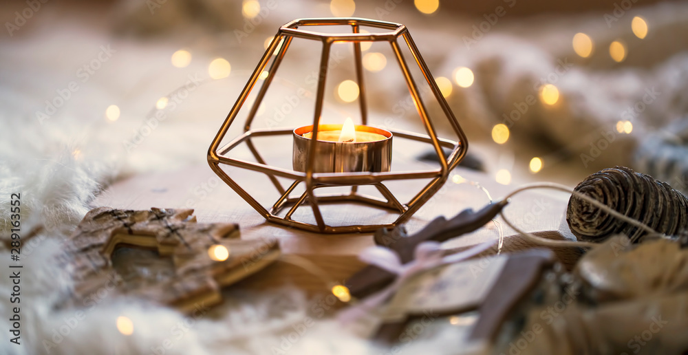 Christmas candle decoration Christmas candle decoration