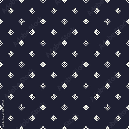 Square diamond print on dark blue background vector