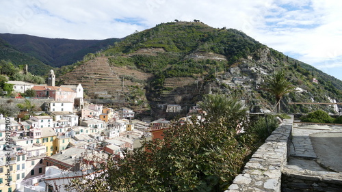 Vernazza. Veduta di uno dei cinque borghi secolari delle Cinque Terre. Italia