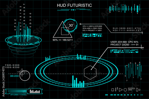Vector art of futuristic theme.