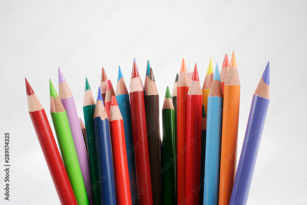 Fototapeta premium colors pencils