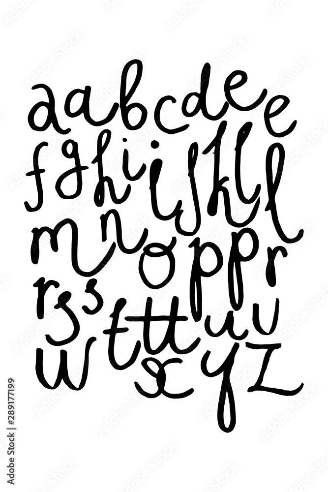 Drawn scribble marker font, universal alphabet for logos, badges, postcards, posters, prints Drawn scribble marker font, universal alphabet for logos, badges, postcards, posters, prints