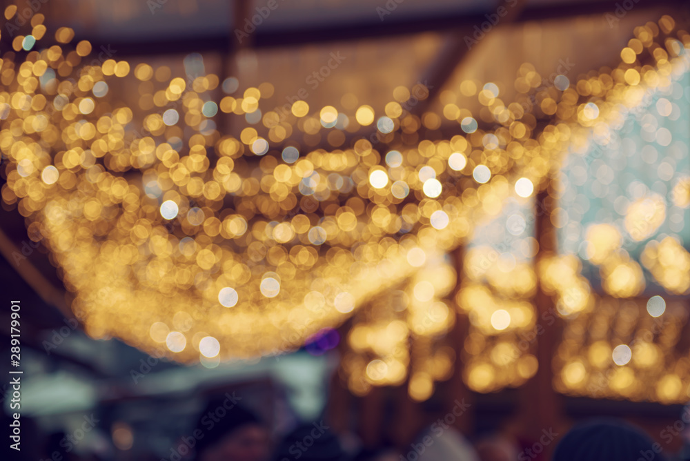 Christmas abstract bokeh