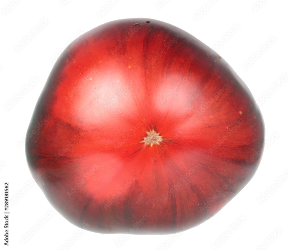 Fresh ripe black tomato isolated on white background Fresh ripe black tomato isolated on white background