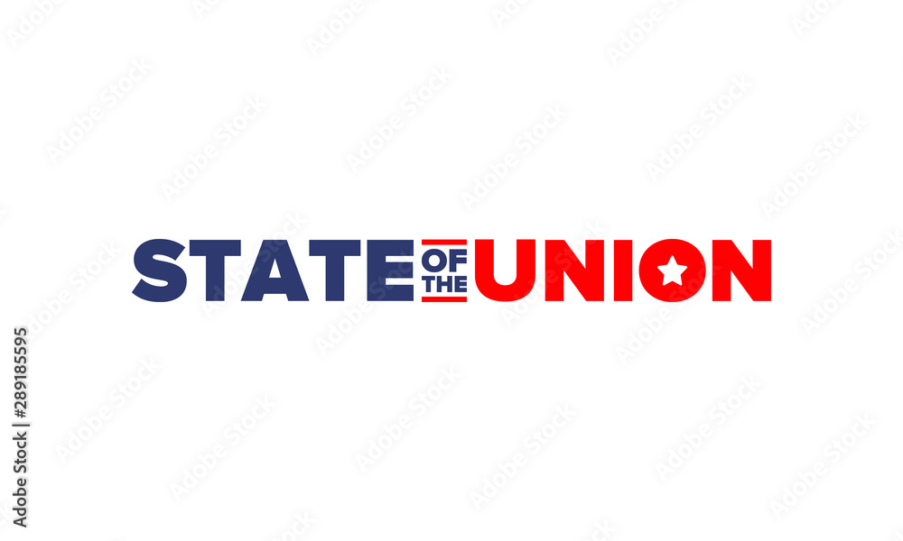 State of the Union Address in United States. Annual deliver from the President of the US address to Congress. Speech President. Patriotic american elements. Poster, card, banner, background. Vector State of the Union Address in United States. Annual deliver from the President of the US address to Congress. Speech President. Patriotic american elements. Poster, card, banner, background. Vector