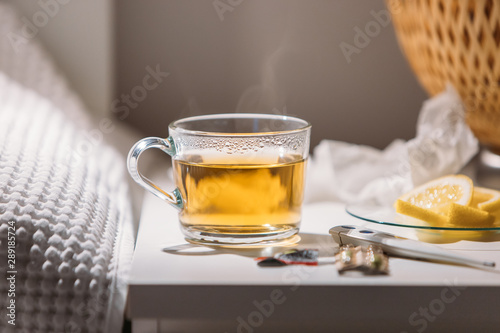 Fototapeta Influenza, flu season, cold concept