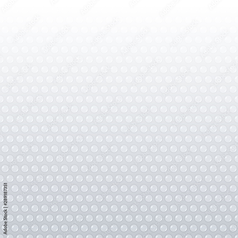 White gradient bubble wrap texture background