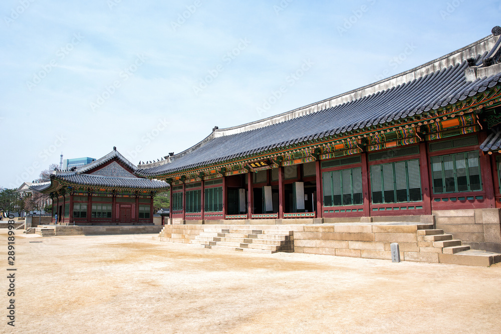 Deoksugung Palace is the palace of the Joseon Dynasty in Korea. Deoksugung Palace is the palace of the Joseon Dynasty in Korea.
