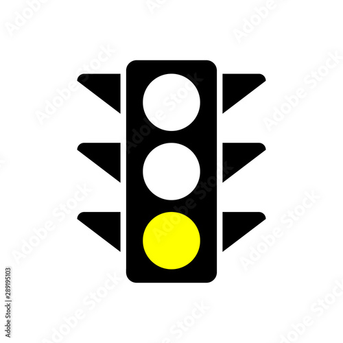 Traffic light symbol icon vectul illustration