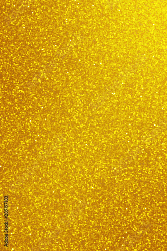 Illustration of Sparkling golden background material with light. キラキラと輝く金色の背景素材のイラスト 光追加版