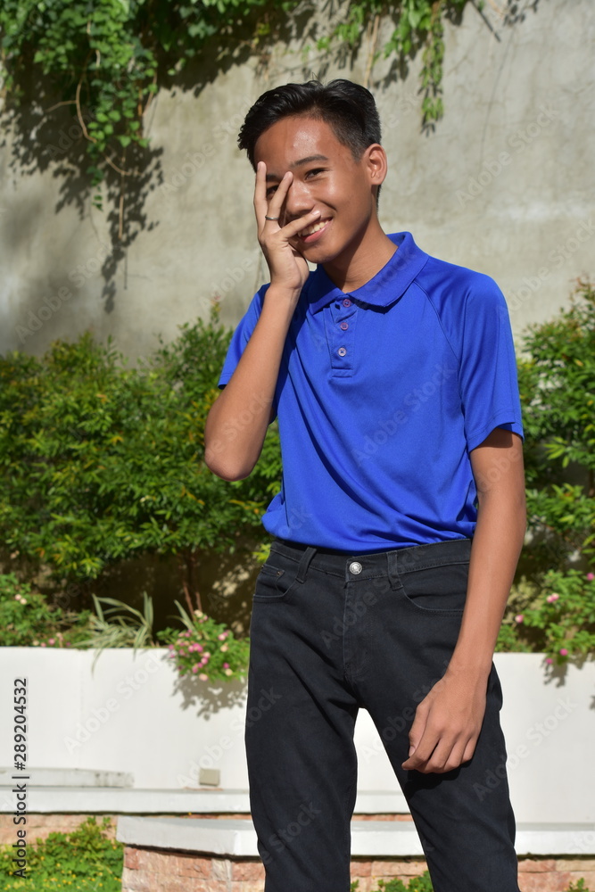 An A Timid Minority Boy