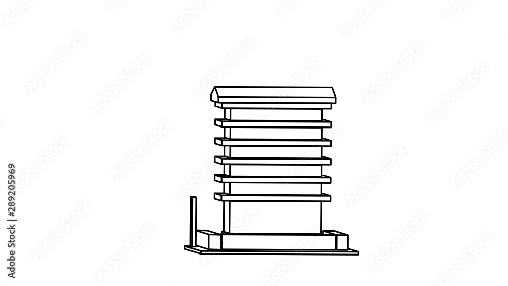 coloring page of a building coloring page of a building