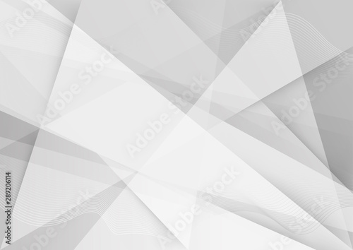 White and grey background Corporate technology modern design Pattern style geometric Abstract modern background used about technology or product presentation backdrop