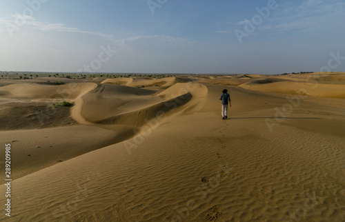 Traveller in Thar Desert - Rajasthan